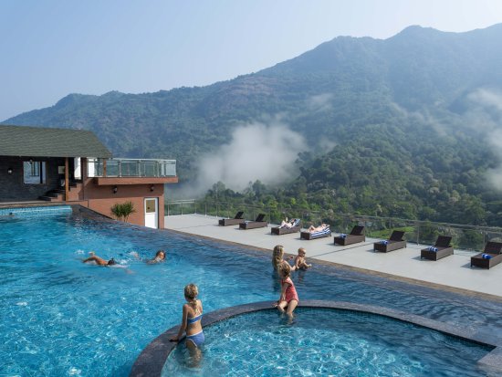 pool villa at the Best Luxury Resort in Munnar, Grand Cliff Resort, a Private Pool Villa Resort in M